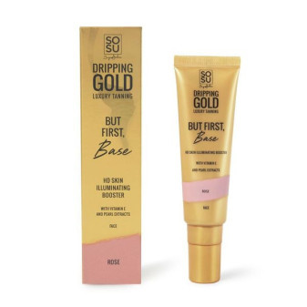 Dripping Gold But first, Base Podkladová báza Rose, 30ml
