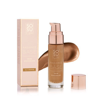SOSU Cosmetics Radiance Base Rozjasňujúca podkladová báza pod make-up Silk Bronze, 18ml