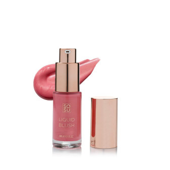 SOSU Cosmetics Liquid Blush Tekutá tvářenka Rose Radiance, 8ml