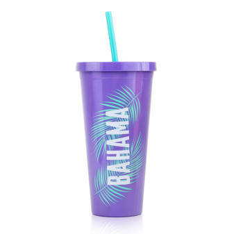 Bahama Skin Reusable Cup Purple opakovane použiteľný kelímok