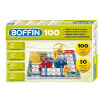 Stavebnica Boffin 100 elektronická 100 projektov na batérie 30ks v krabici 38x25x5cm