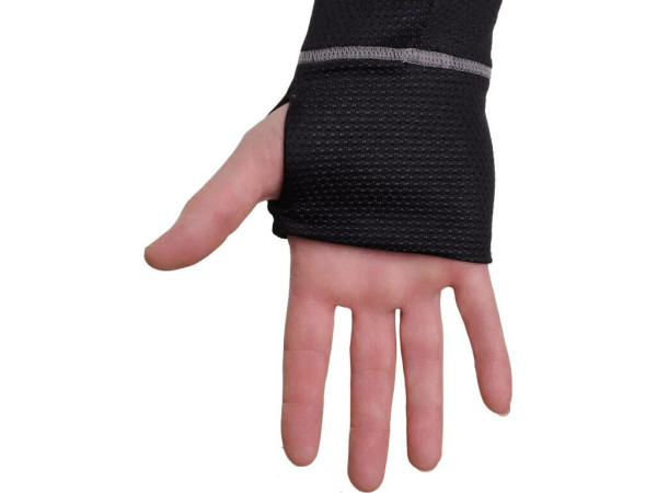 Tričko CXS COOLDRY, funkčný, dlhý rukáv, pánske, čierno-šedé, veľ. XS
