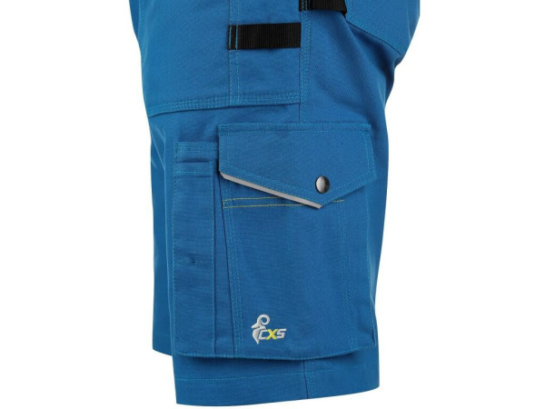Kraťasy CXS STRETCH, pánske, stredne modré-čierne, veľ. 52