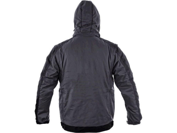 Bunda CXS IRVINE, zimná, pánska, šedo-čierna, veľ. 3XL