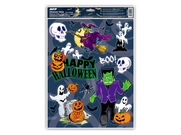 Okenné fólie halloween gliter HA001