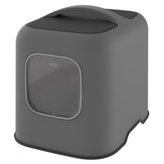 GIMCAT Smart Olimipa kryté WC, antracitové 51x39,5x44cm