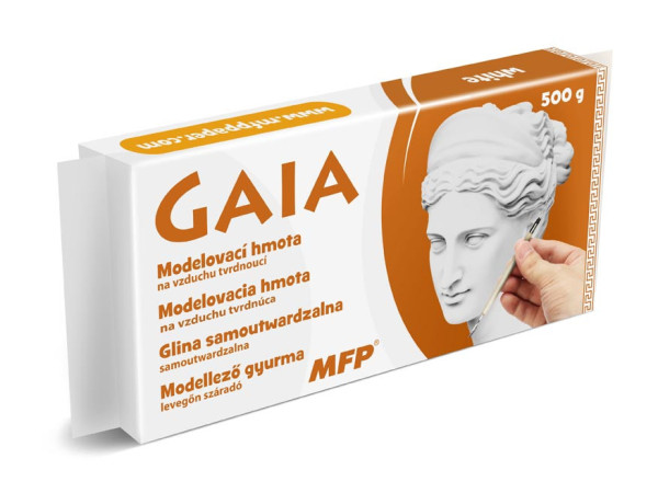 Modelovacia hmota GAIA 500g biela