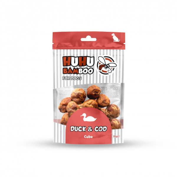 EXPIRÁCIA 9/2025 VO Huhubamboo mäsové gule s kačacím a treskou 75g