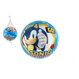 Lopta Ježko Sonic nafúknutá 14cm v sieťke