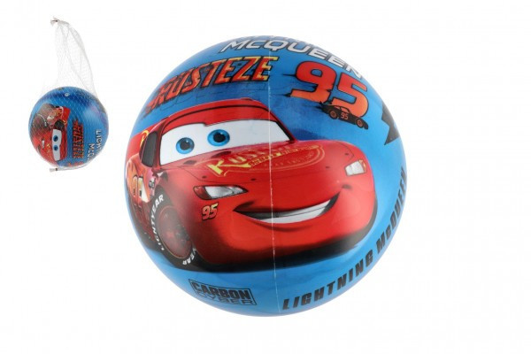 Lopta Autá/Cars nafúknutá 23cm v sieťke