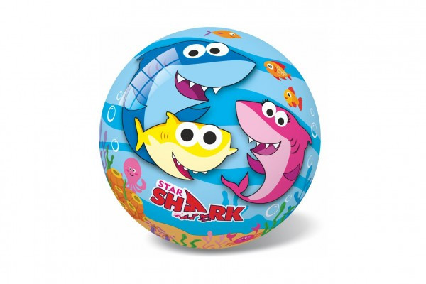 Lopta Baby Shark nafúknutá 14 cm v sieťke