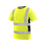 Tričko CXS EXETER, výstražné, pánske, žlto-modré, veľ. 3XL