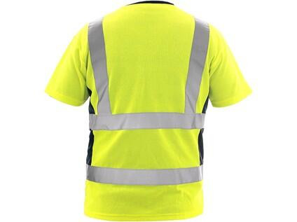 Tričko CXS EXETER, výstražné, pánske, žlto-modré, veľ. 5XL