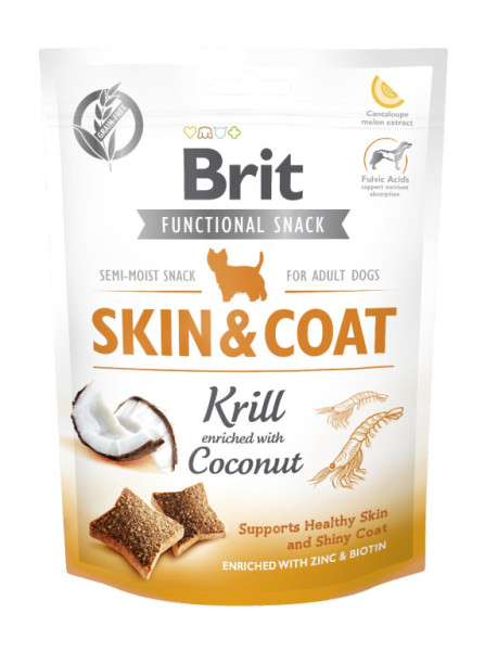 Brit Care Dog Snack Skin&Coat Krill 150g