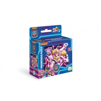 Puzzle Skye Tlapková patrola / Paw Patrol 22x22cm 16 dielikov v krabičke 10x13,5x5cm