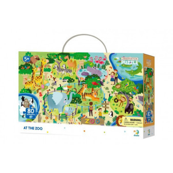 Puzzle V Zoo 45x31cm 80 dielikov v krabici 25x16x6, 5cm