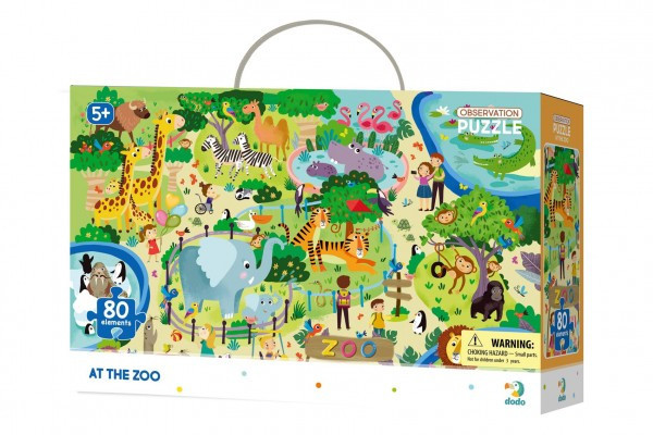 Puzzle V Zoo 45x31cm 80 dielikov v krabici 25x16x6, 5cm