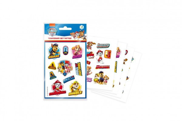 Tetovanie Tlapková patrola/Paw Patrol 10,5x15cm 4 listy v sáčku