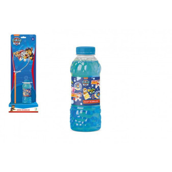 Bublifuk Tlapková patrola/Paw Patrol sada na tvorbu bublín + náplň 0,45L na karte 15x42x12cm