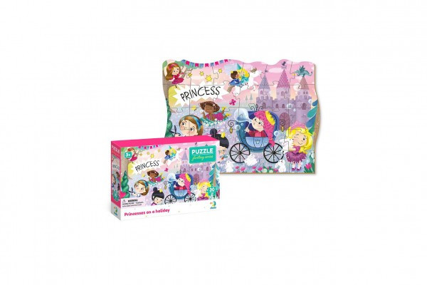Puzzle Princezné 27x20cm 30 dielikov v krabičke 21x14x4cm