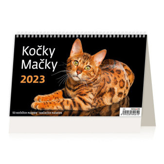 Kalendár stolný Mačky