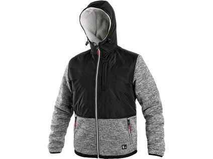Bunda CXS CARSON, pánska, šedo - čierna, veľ. 2XL