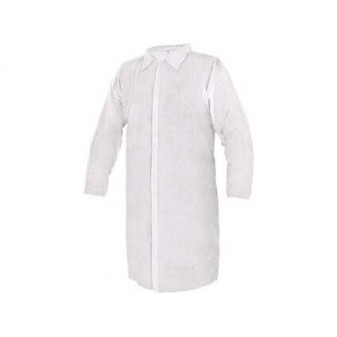 Plášť jednorazový CXS RICK, biely, veľ. XL