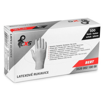 Rukavice CXS BERT, jednorazové, latexové