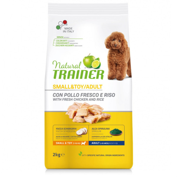 TRAINER Natural Small&Toy Adult kura a ryža 2kg