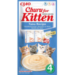 Churu Kitten mäsové pyré - tuniak 4x14g