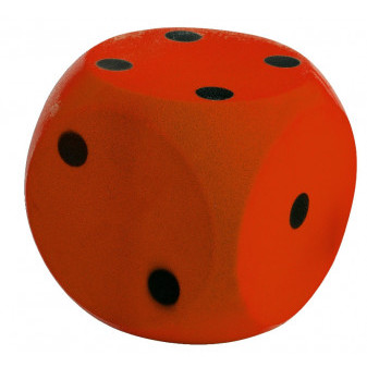 Androni Kocka mäkká - veľkosť 16 cm červená