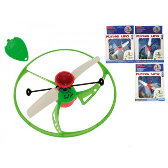 Lietajúci UFO 15cm so senzorom ovládačom a USB nabíjacím káblom asst 4 farby v krabičke