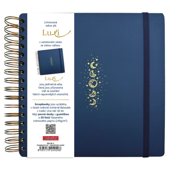 Scrapbook Luxi - 210x210 - lamino - námornícka modrá
