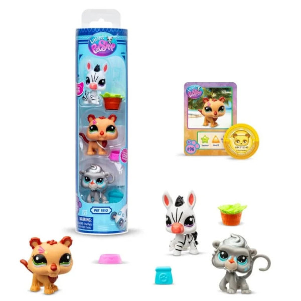 Littlest Pet Shop 3 figúrky II série