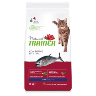 TRAINER Natural Cat Adult tuniak 1,5kg