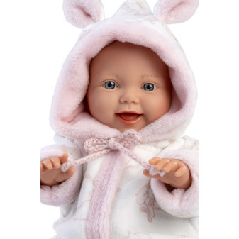 Llorens 63312 LITTLE BABY - realistická bábika bábätko s mäkkým látkovým telom - 32 cm