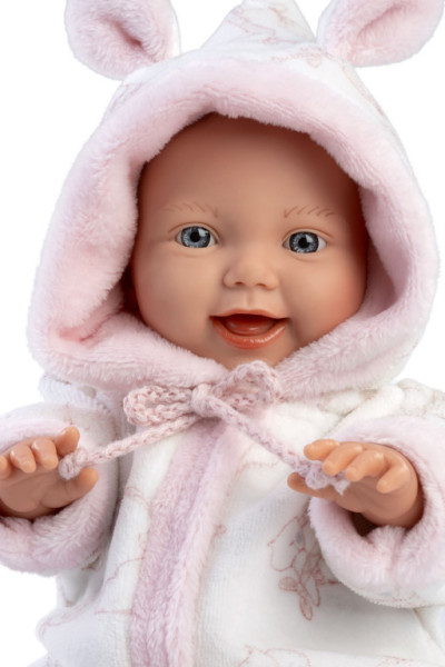 Llorens 63312 LITTLE BABY - realistická bábika bábätko s mäkkým látkovým telom - 32 cm