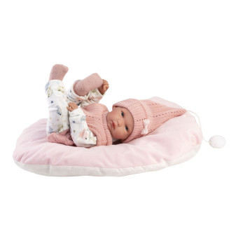 Llorens 63504 NEW BORN HOLČIČKA - realistická bábika s celovinylovým telom - 35 cm