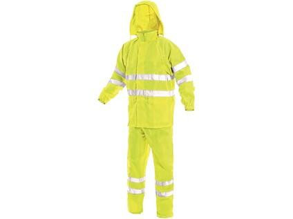 Súprava YORK, výstražný, pánsky, žltý, veľ. 2XL