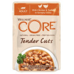 Kapsička Wellness Core Cat Tender kura a morka v omáčke 85g