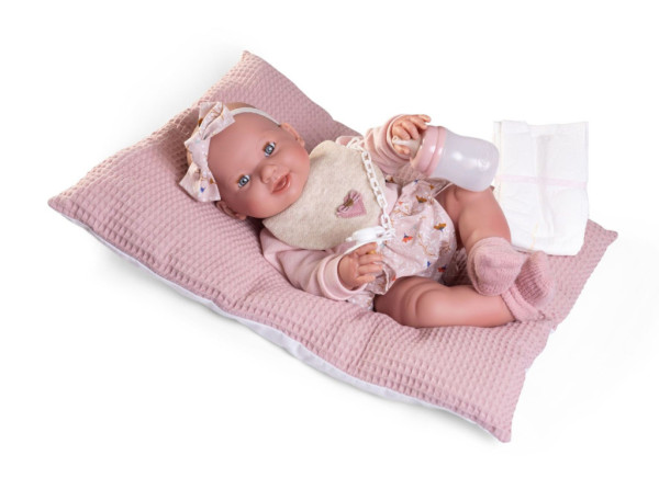 Antonio Juan 50414 MIA - žmurkajúce a cikajúce bábätko s celovinylovým telom - 42 cm