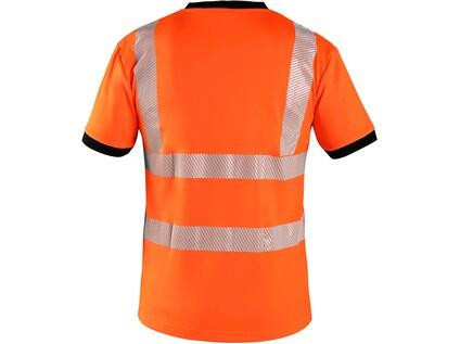 Tričko CXS RIPON, výstražné, pánske, oranžovo - čierne