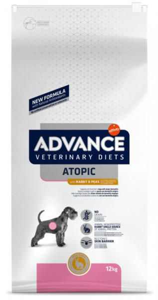 ADVANCE-VD Dog Avet Dog Atopic MED/MAX kralik 12kg