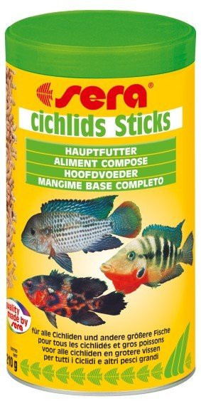 Sera základné krmivo pre stredne veľké a veľké cichlidy Cichlids Stick 1000ml Nature