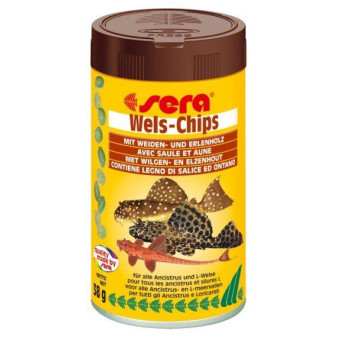 Sera speciální krmivo pro krunýřovité sumečky Wels-Chips 100ml Nature
