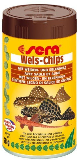 Sera špeciálne krmivo pre pancierovité sumčeky Wels-Chips 100ml Nature