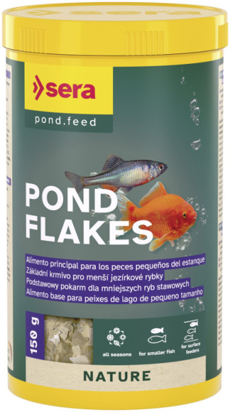Sera kompletné krmivo pre ryby v jazierku Pond Flakes 1000ml Nature
