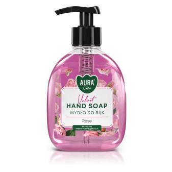 Ružové mydlo na ruky 300 ml s dávkovačom AHS-001-001 AURA Care