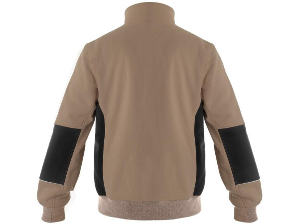 Mikina CXS TEXAS, pánska, béžovo-čierna, veľ. 3XL