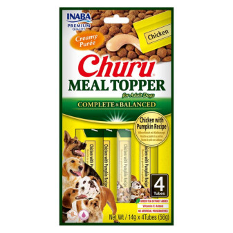 Chúru Dog Meal Topper kura s tekvicou 4x14 g